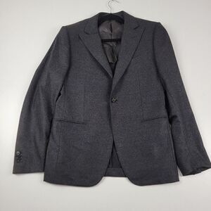 Caruso Made in Italy Loro Piana Wool Blazer Jacket Mens Sz 40 Coat Button Up